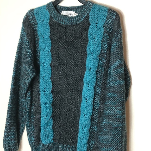 Chunky knit sweater, size Large(men’s) - Picture 1 of 6